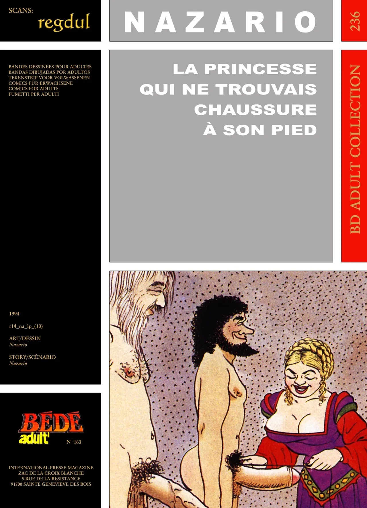 Nazario - La Princesse qui ne trouvais chaussure à son pied page 1 full