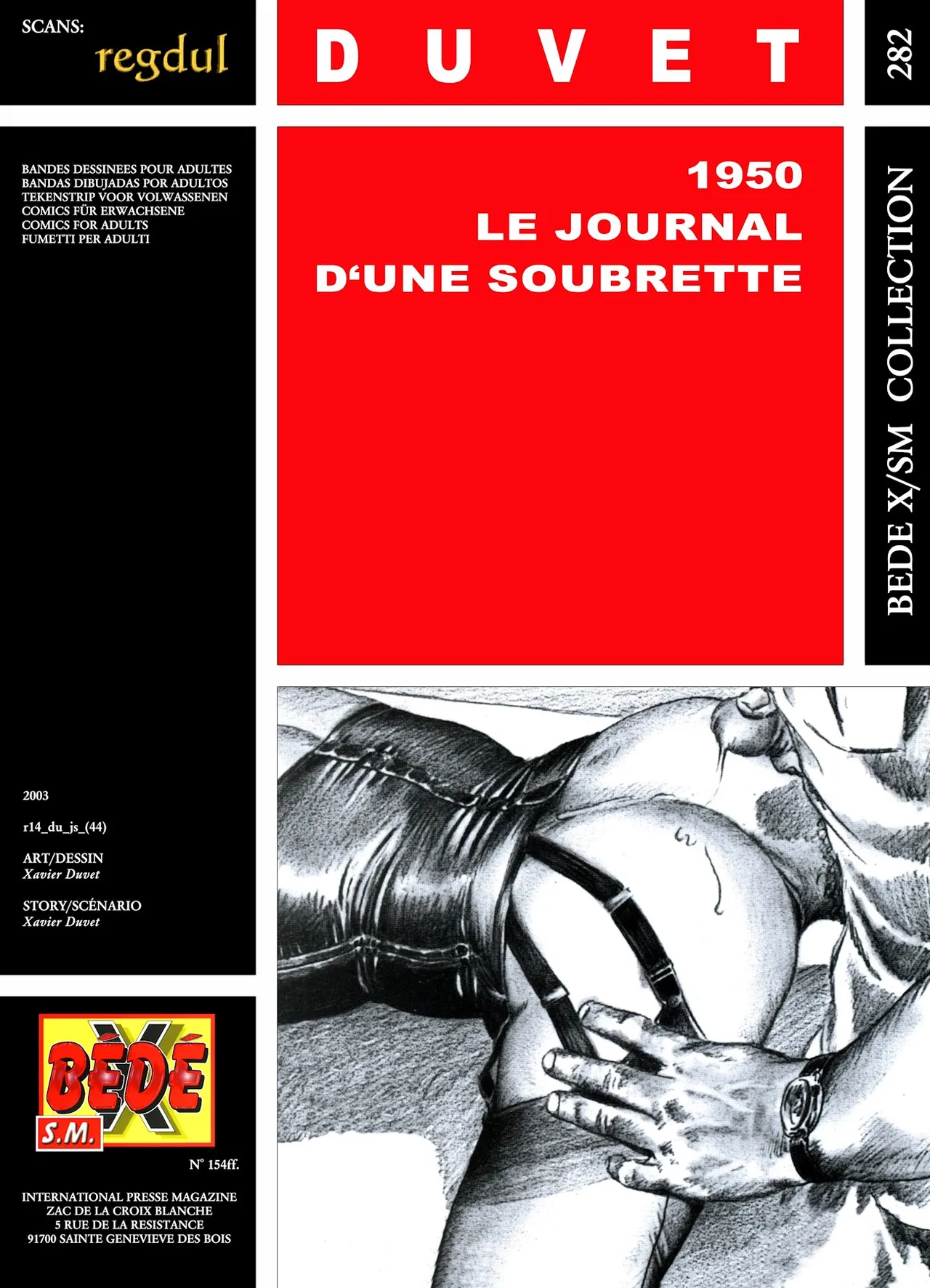 Xavier Duvet - 1950, le journal d‘une soubrette page 1 full