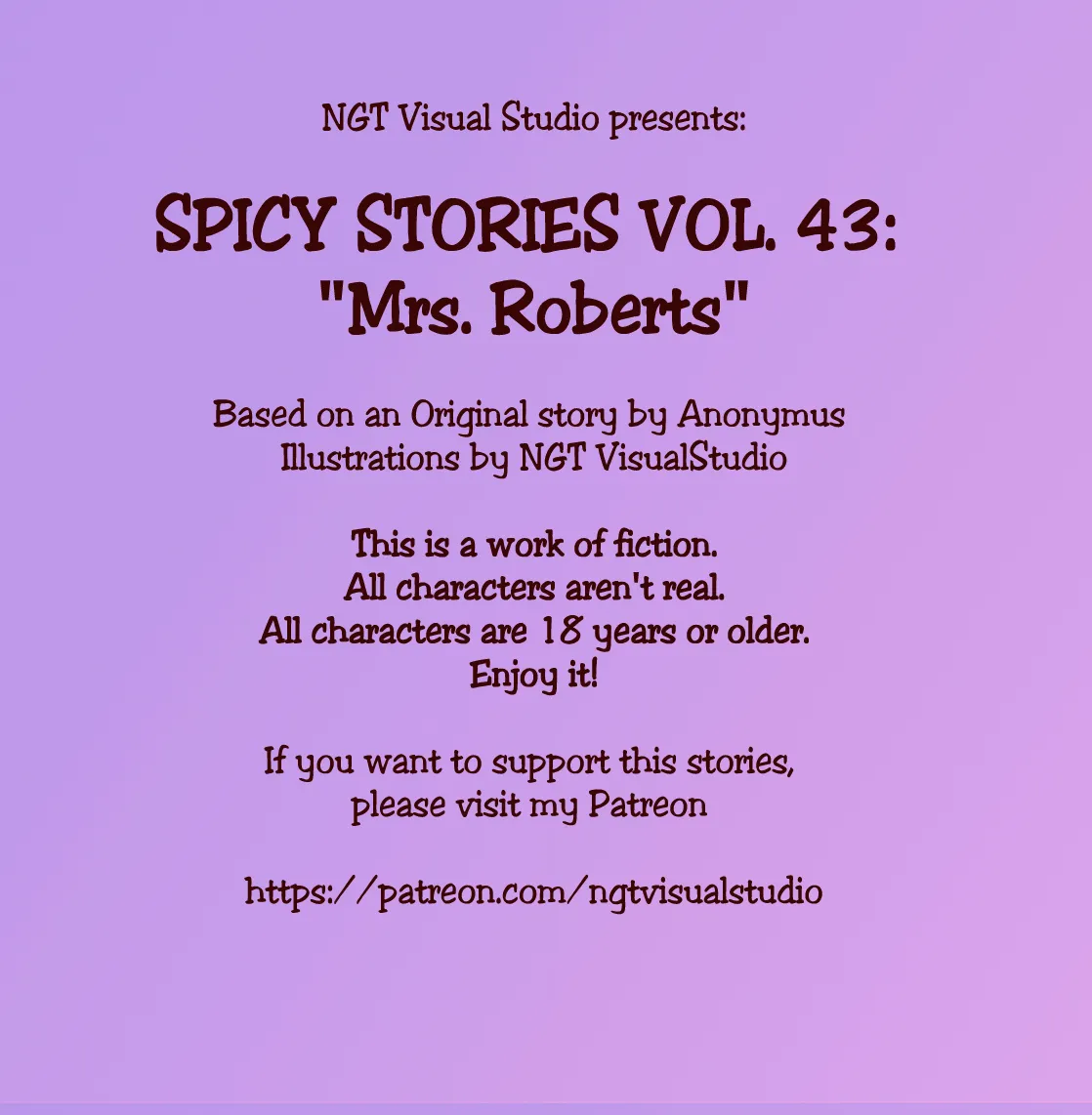 NGT Spicy Stories 43 - Mrs. Roberts page 2 full