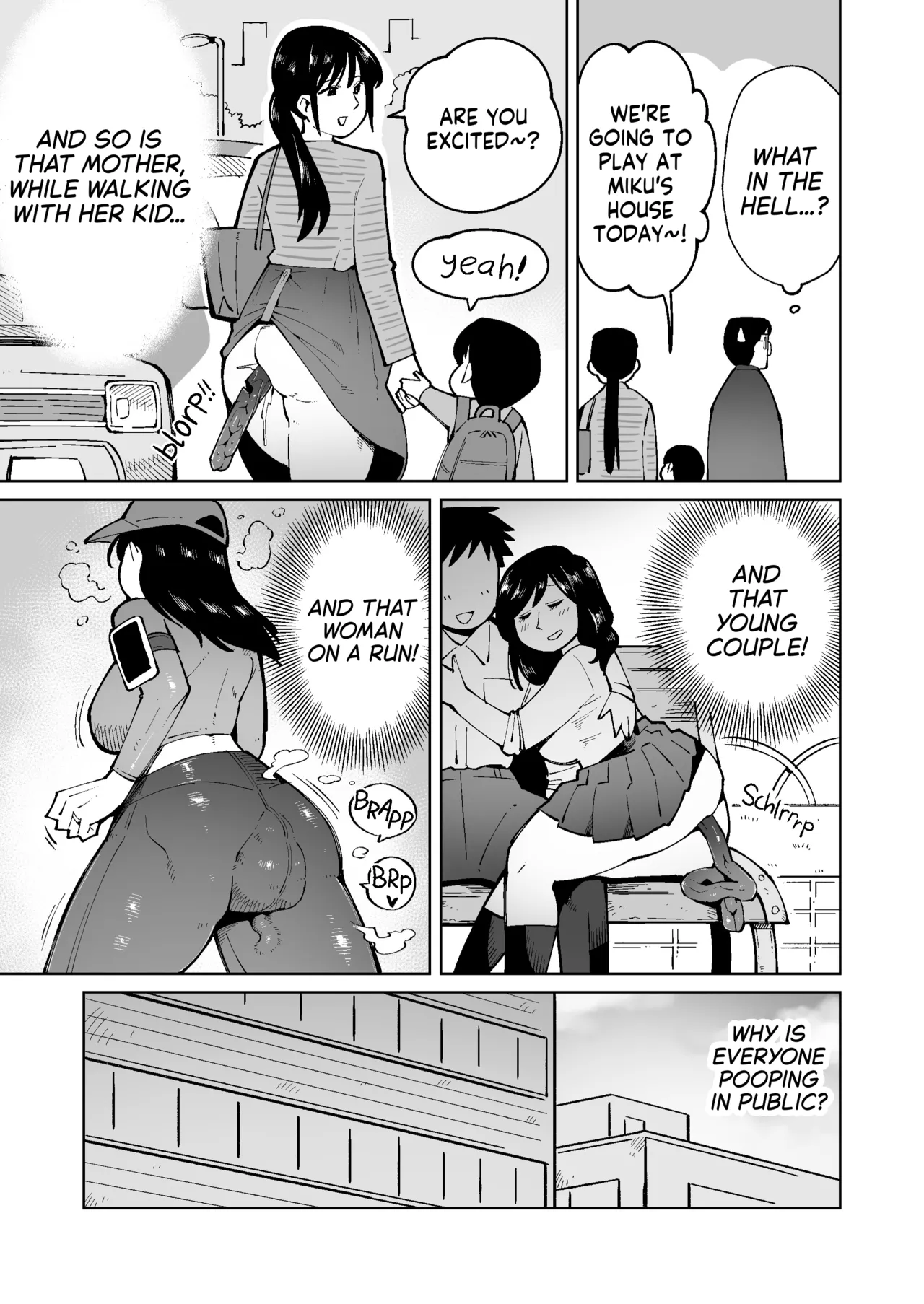 Asa Okitara Unko o Tarenagasu Sekai ni Natte Ita Ken | The Day I Awoke to a World Flowing with Poop page 3 full