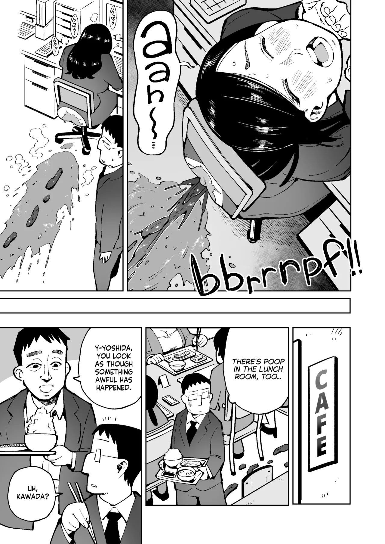 Asa Okitara Unko o Tarenagasu Sekai ni Natte Ita Ken | The Day I Awoke to a World Flowing with Poop page 7 full