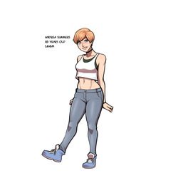 [various] Andrea Summers (OC by MrPotatoParty)