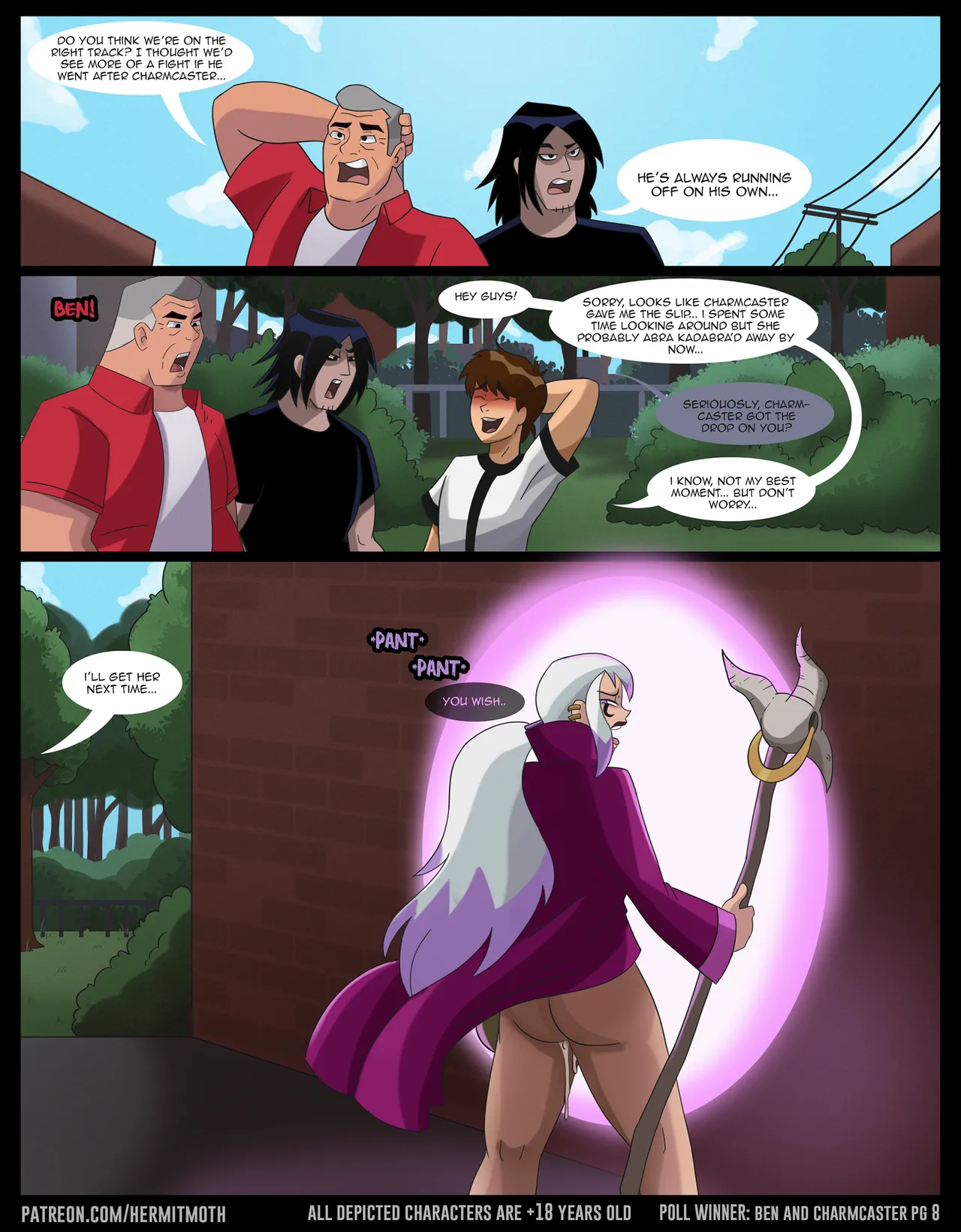 Future Ben 18 Vs CharmCaster: Magical Pacts page 8 full