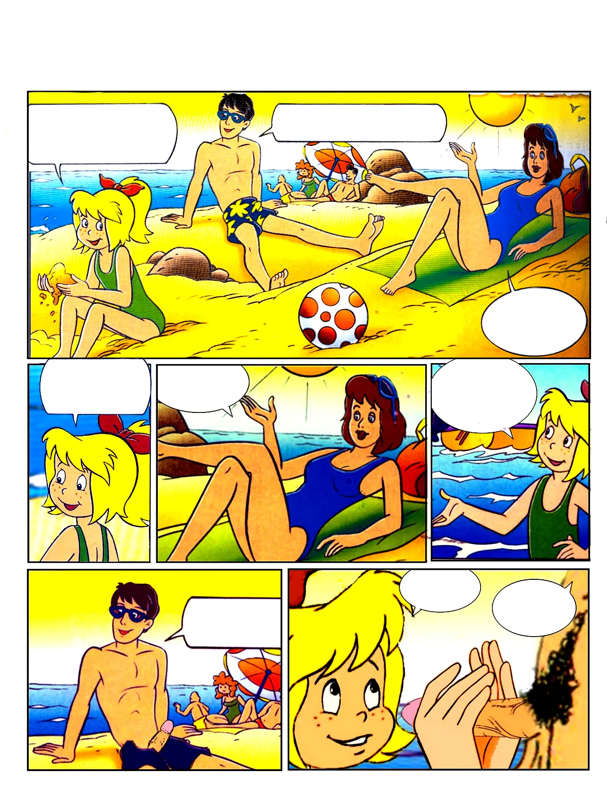 Bibi Blocksberg comics xxx Inceste Sur La Plage page 3 full