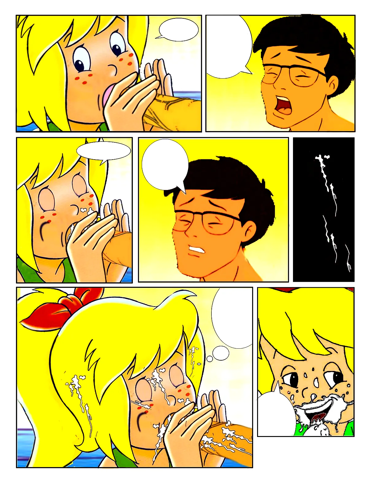 Bibi Blocksberg comics xxx Inceste Sur La Plage page 4 full