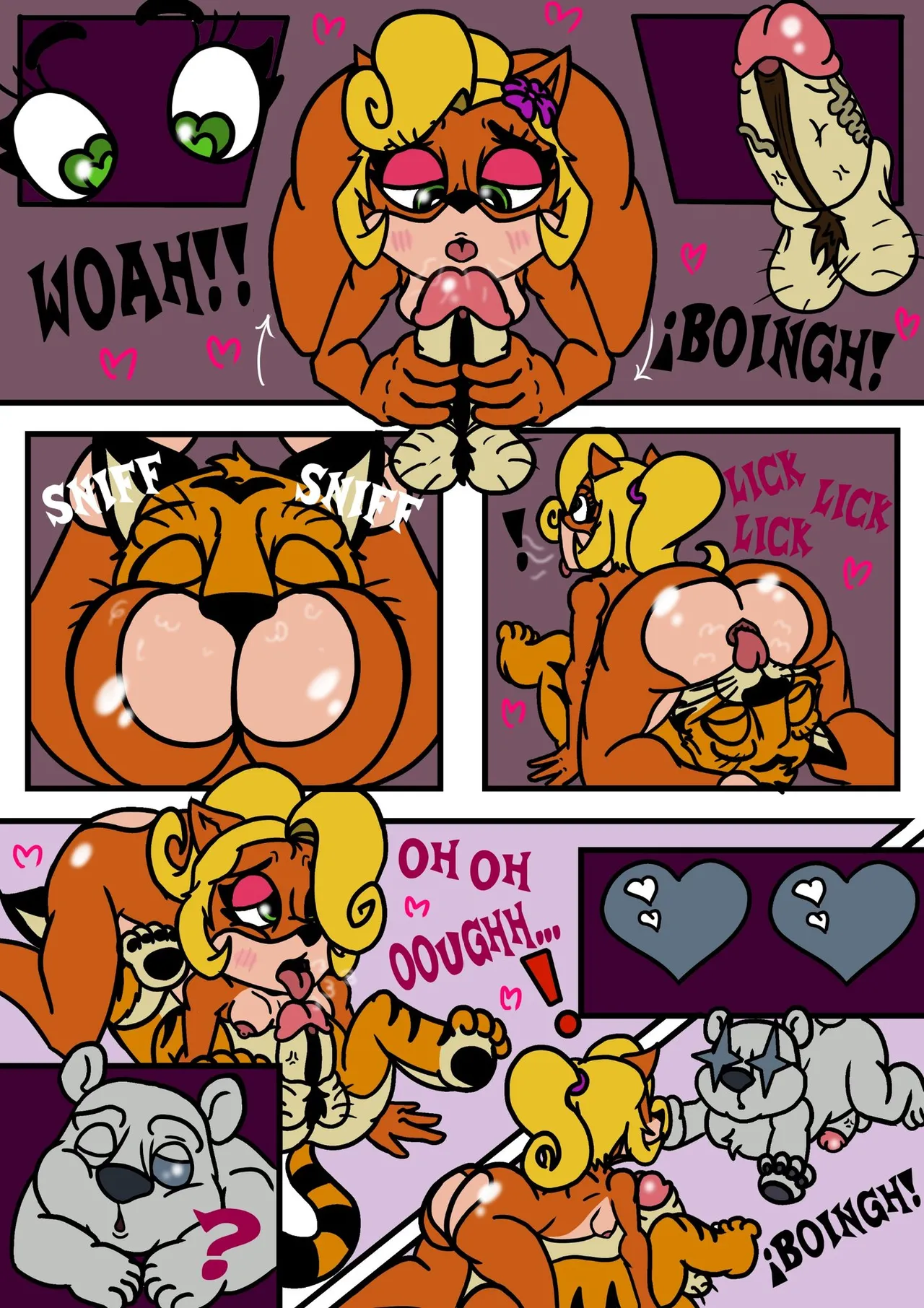 Coco Bandicoot in "N. Sane Trio" page 3 full