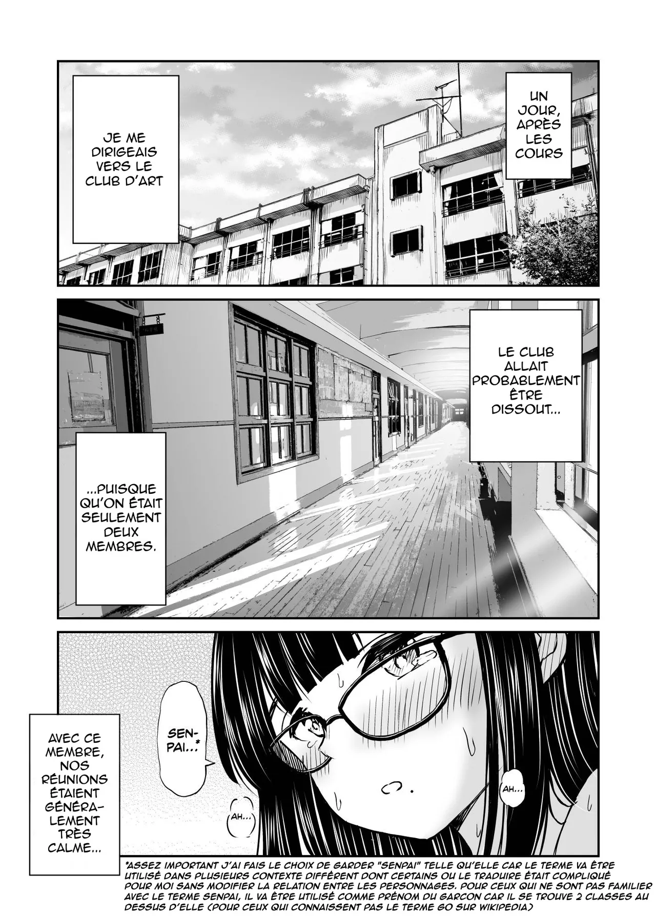 Bijutsubu no Kyonyuu Kouhai ga Nude Model ni Natta Kekka Amari ni Ero Sugite Ore no Geijutsu ga Bakuhatsushita Hanashi | Les secrets du club d'art, la découverte du croquis de nue page 2 full