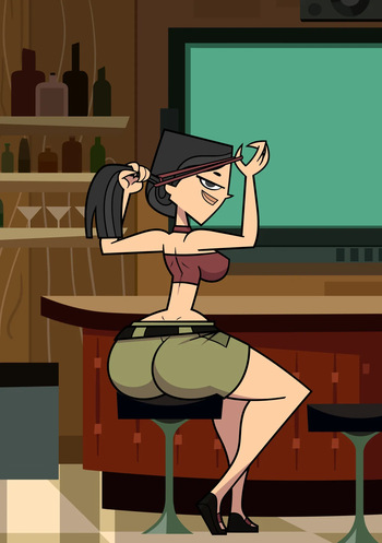 Heather anal at the bar cover