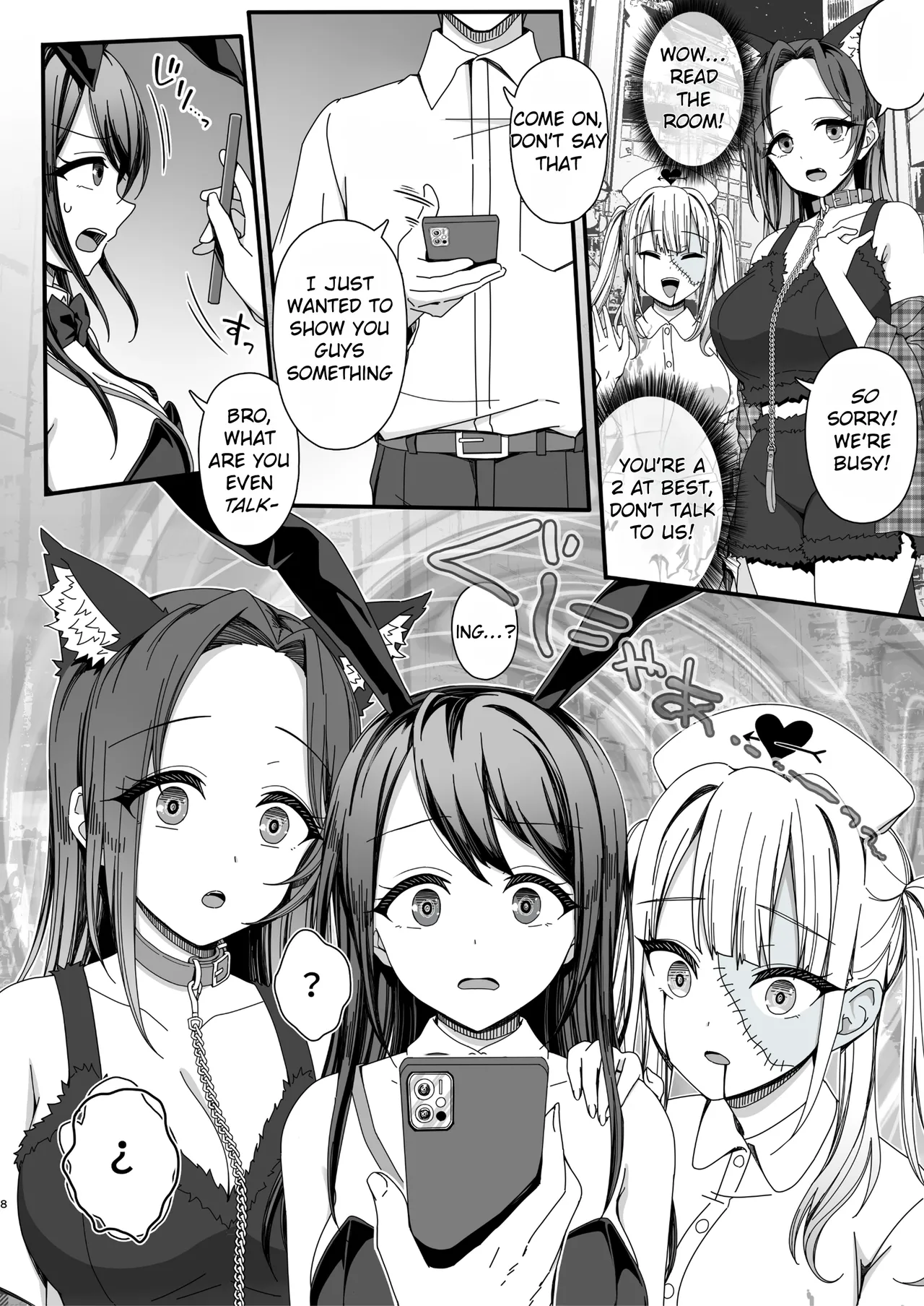 Halloween de Ukareta Gal-tachi ni Saimin Seisai o!! | Hypnotism punishment for the girls having fun on Halloween!! page 8 full