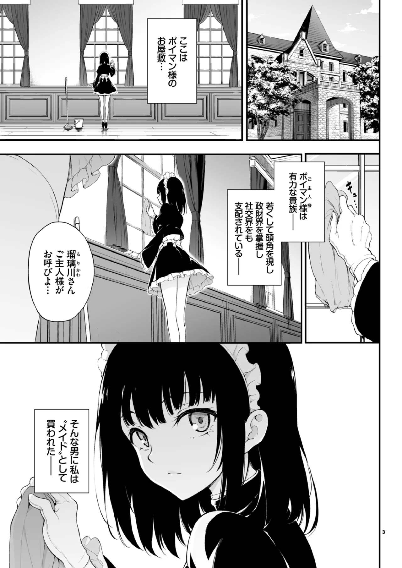 Maid Education. - Fallen Aristocrat Rurikawa Tsubaki - page 3 full