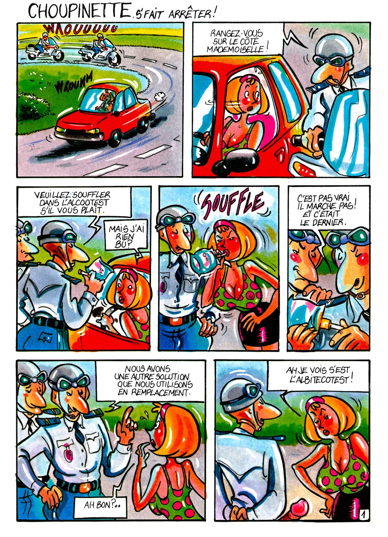 Rocheret  - Choupinette : S'fait arrêter ! page 2 full