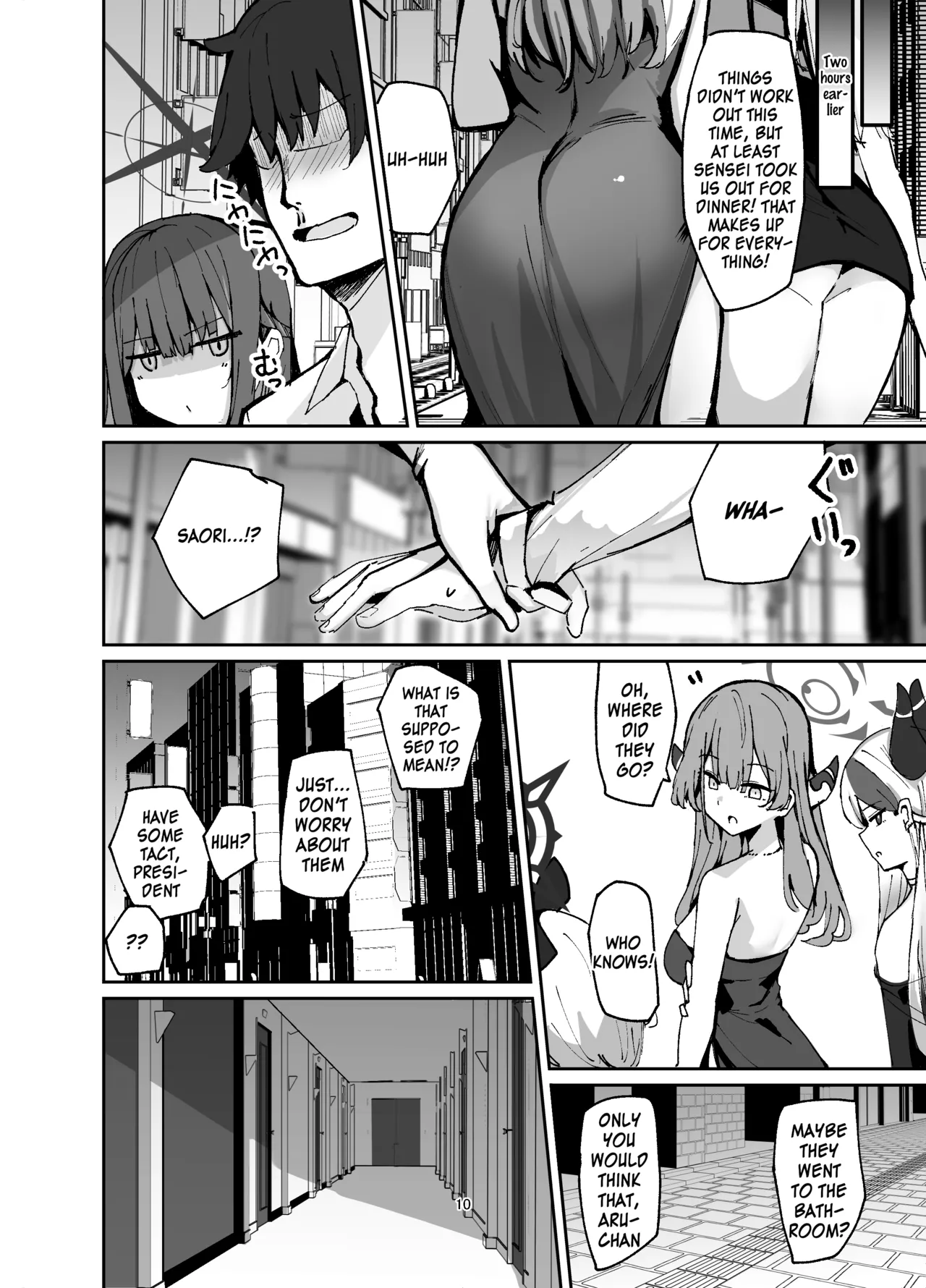 Saori ga Shittoshite Sensei o Osocchau Hon. | A book about Saori getting jealous and assaulting Sensei. page 10 full