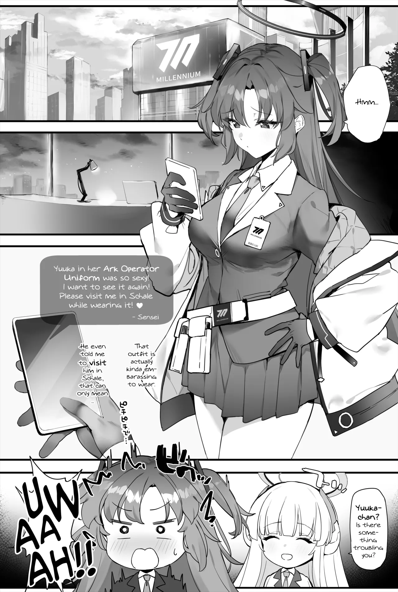 Yuuka-chan to Ichaicha Suru Hon | A book of getting lovey-dovey with Yuuka-Chan page 2 full