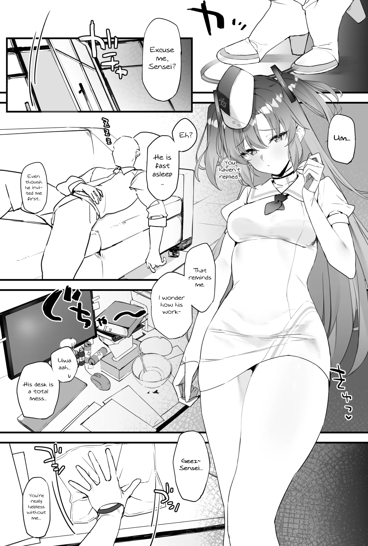 Yuuka-chan to Ichaicha Suru Hon | A book of getting lovey-dovey with Yuuka-Chan page 4 full