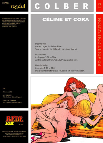 W. G. Colber  - Céline et Cora cover