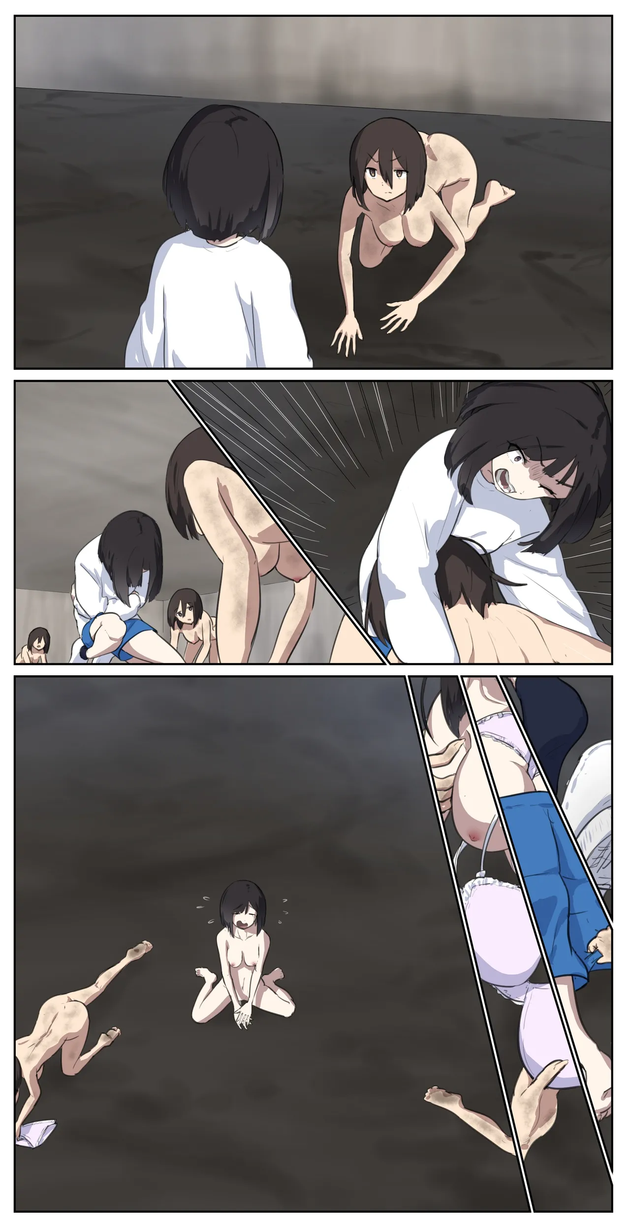 A girl left in a human barn by her friend《Part 1》 page 3 full