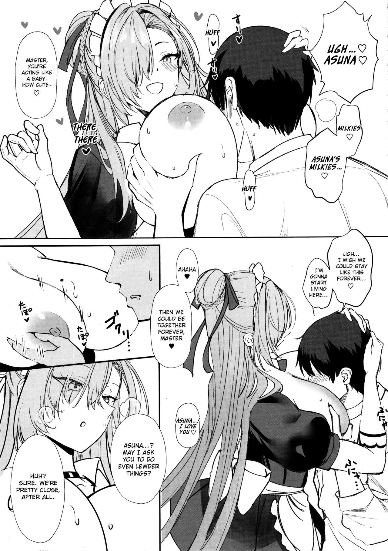 Koukando Saidai 107 Centi L Cup Dekapai Genki Maid no Icha Ama Gohoushi Ase Daku Namahame Koubi de Seishi Shiborareru Sensei no Hanashi | Max Affection A Story of Sensei Getting the Jizz Wrung Out of Him From Sweaty Sweet Loving Service &amp; Bareback Mating with a Cheerful 107 CM L Cup Maid page 6 full