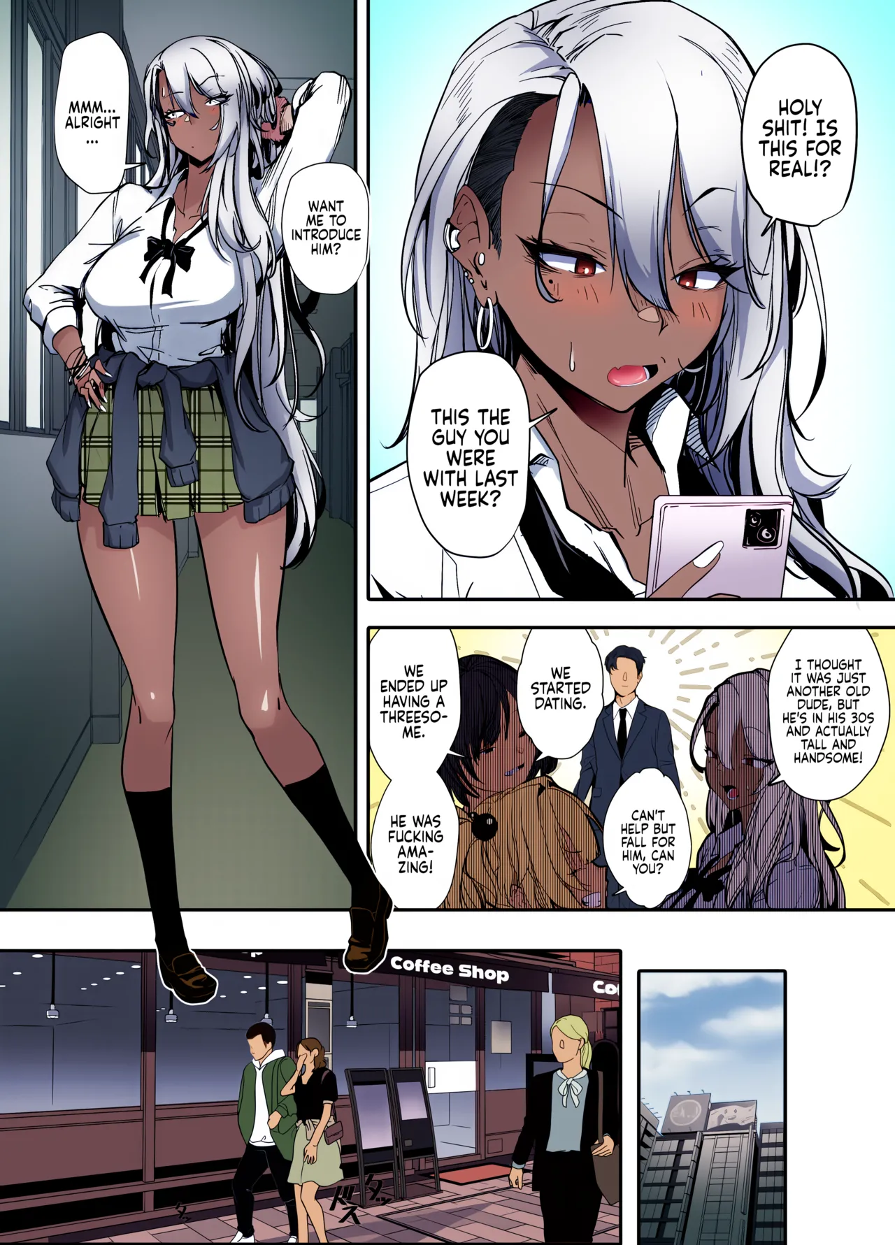 Namaiki JK ga Wakaraserareru Hon | Putting a Cheeky Gyaru in Her Place page 7 full