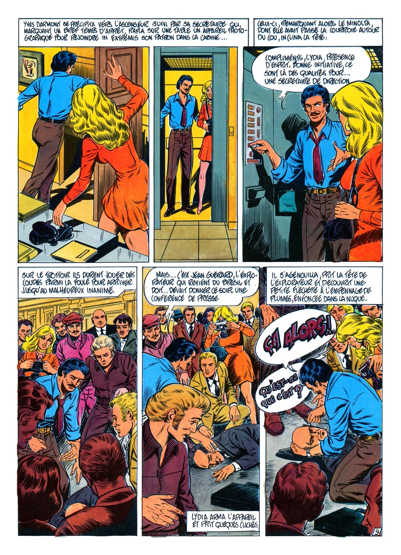 Trébor  &amp; Dominique Verseau  - Le déesse rouge #1 page 10 full