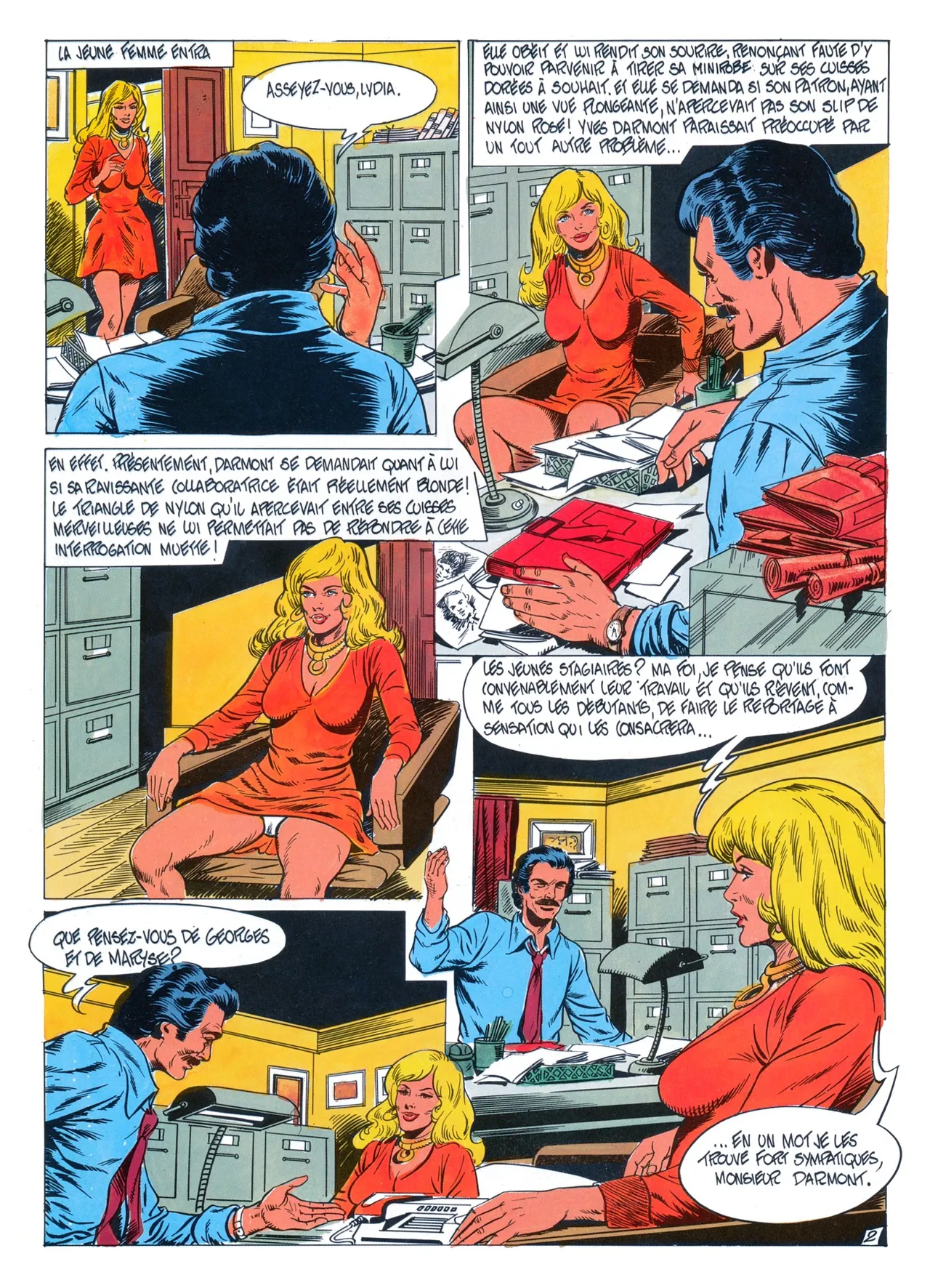 Trébor  &amp; Dominique Verseau  - Le déesse rouge #1 page 3 full