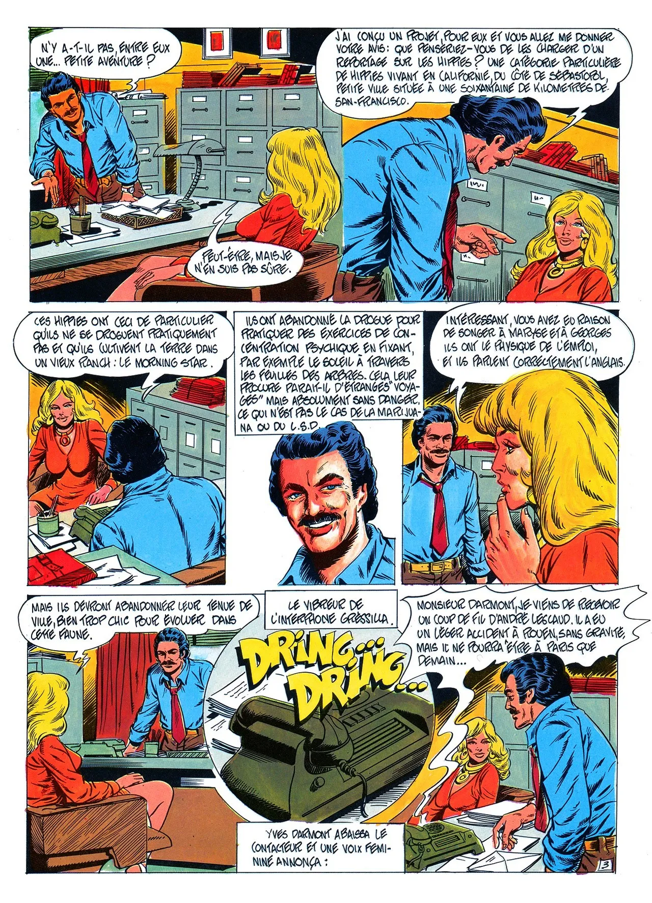 Trébor  &amp; Dominique Verseau  - Le déesse rouge #1 page 4 full