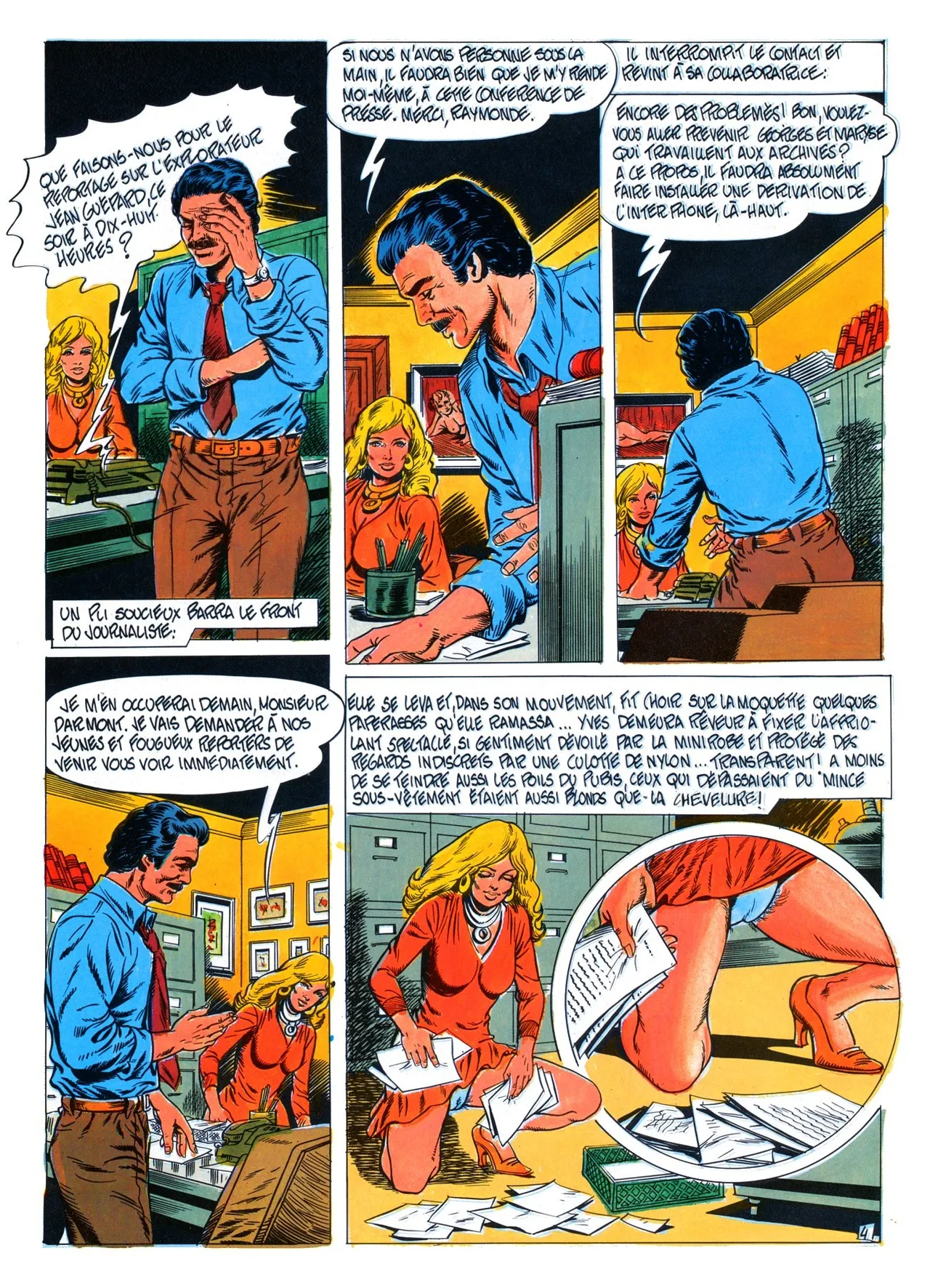 Trébor  &amp; Dominique Verseau  - Le déesse rouge #1 page 5 full