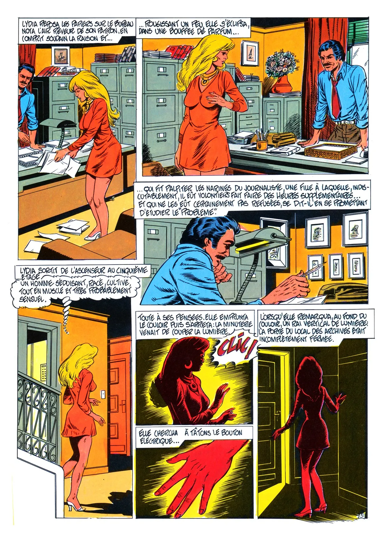 Trébor  &amp; Dominique Verseau  - Le déesse rouge #1 page 6 full