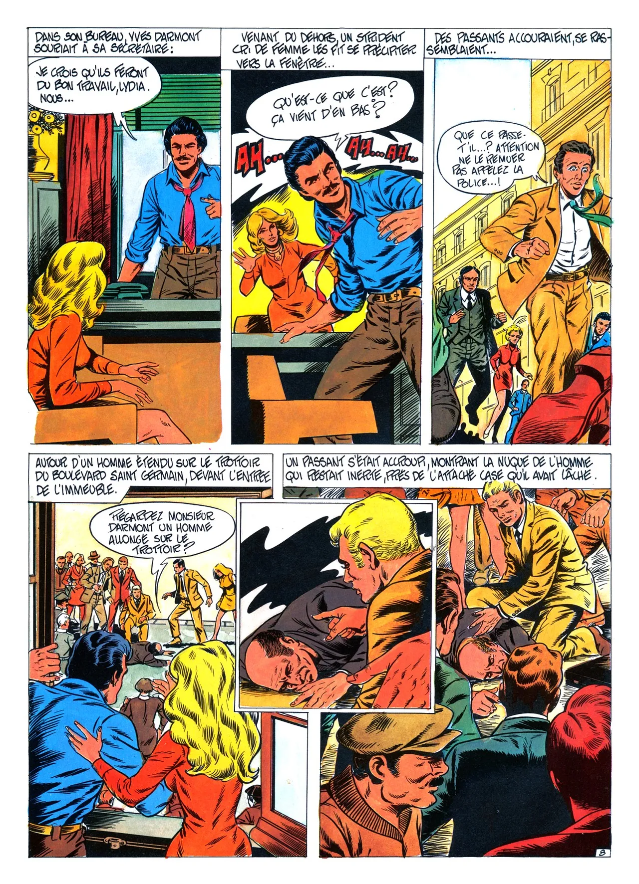 Trébor  &amp; Dominique Verseau  - Le déesse rouge #1 page 9 full