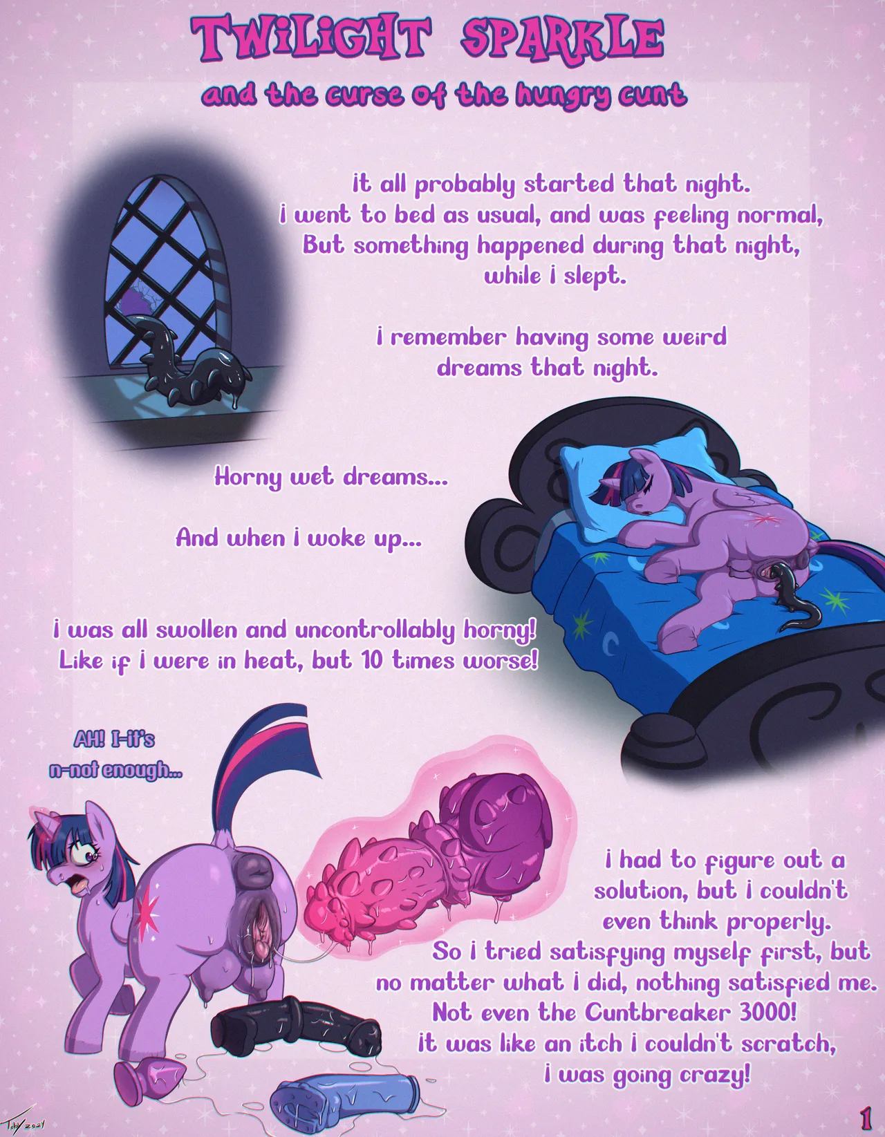 Twilight Sparkle and the Curse of the Hungry Cunt page 1 full