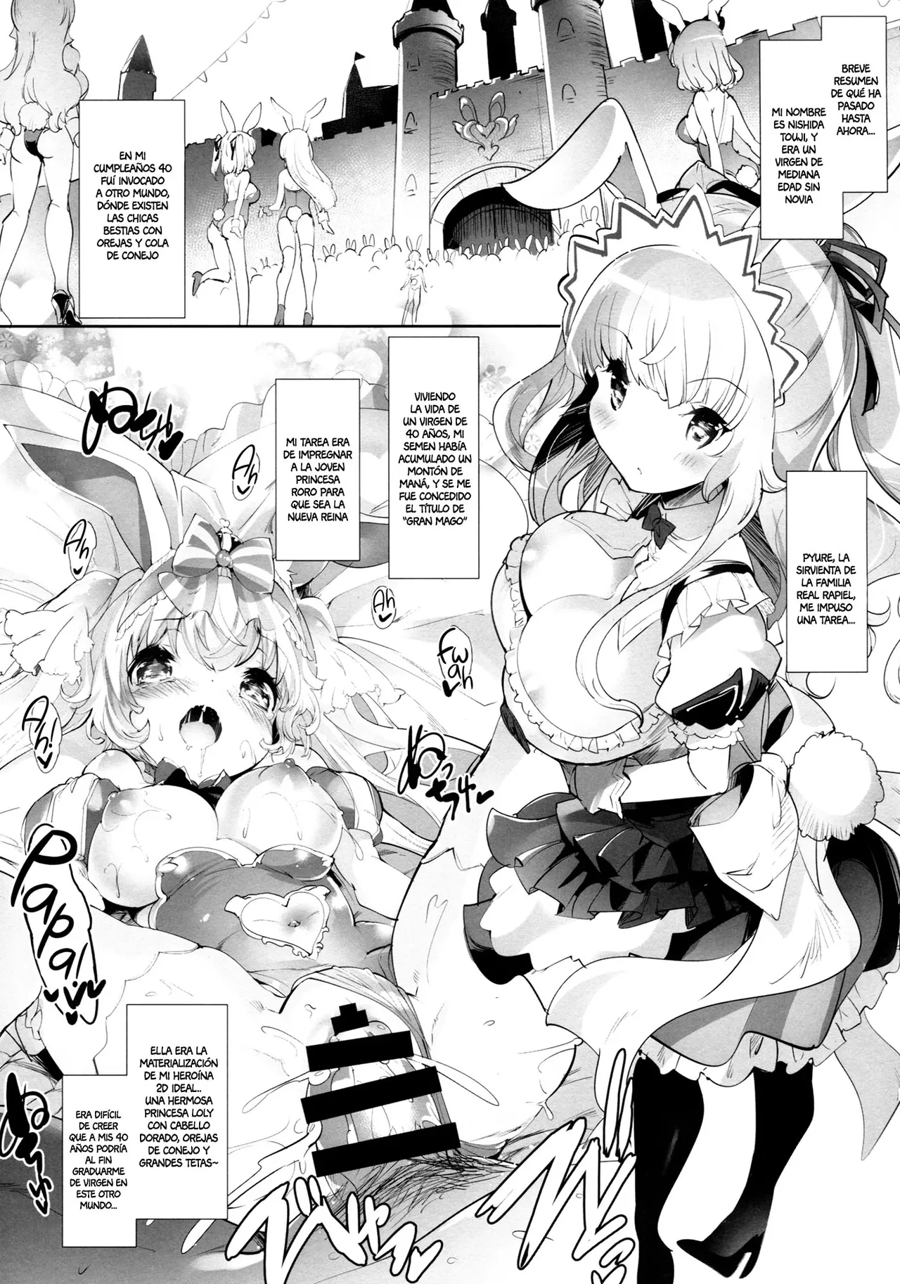 Usamimi Princess to Isekai Kozukuri Life!! 2｜¡La Princesa con Orejas de Conejo y Su Vida de Reproducción en Otro Mundo!! 2 page 2 full