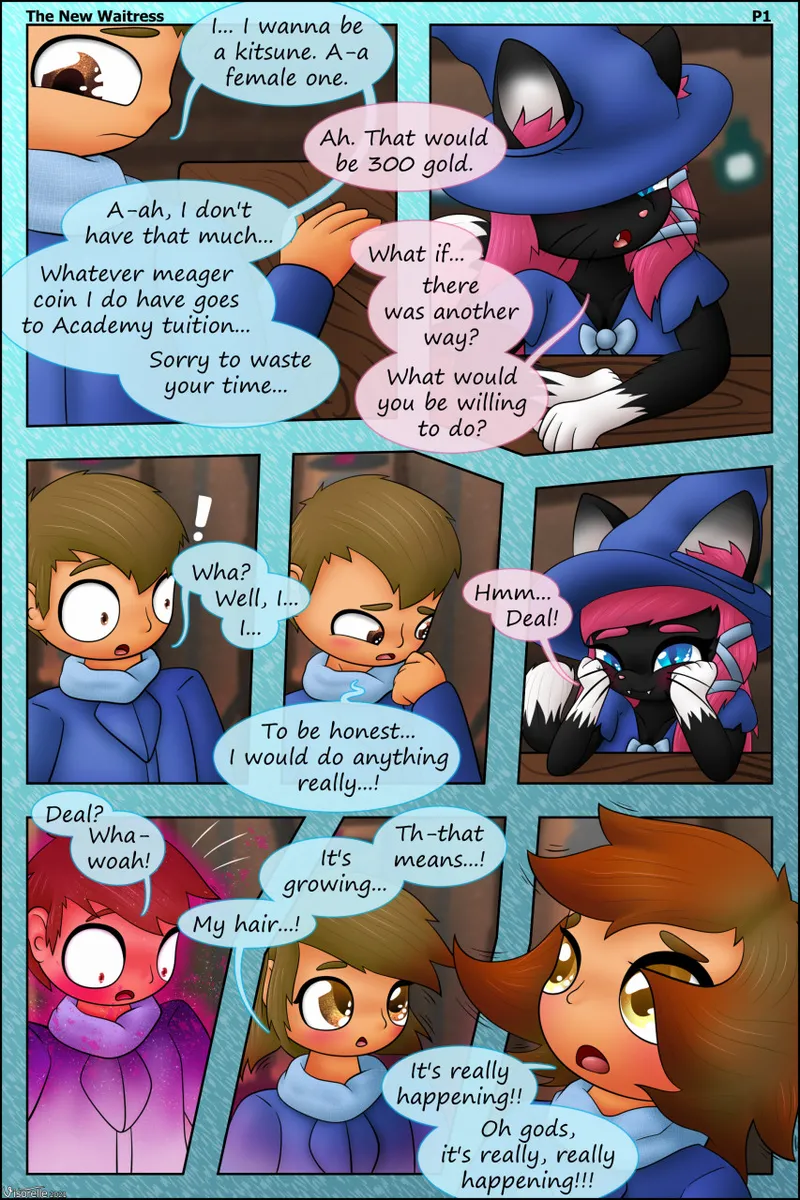 The New Waitress page 1 full