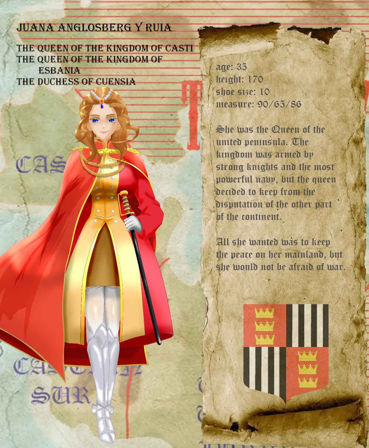 The Holy Goblin Kingdom Character sheet page 3 full