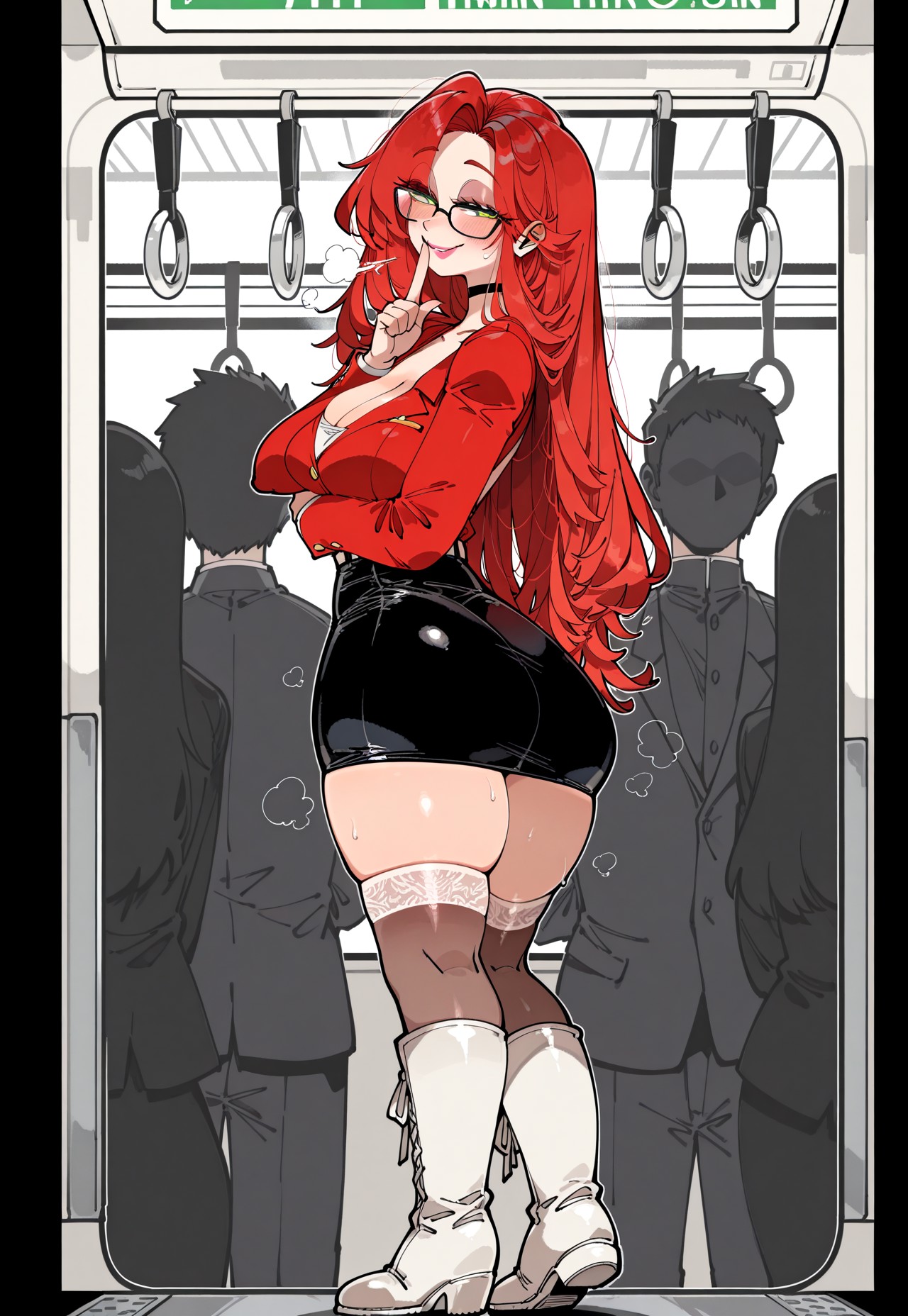 Shhh… Redhead Office Temptation page 8 full