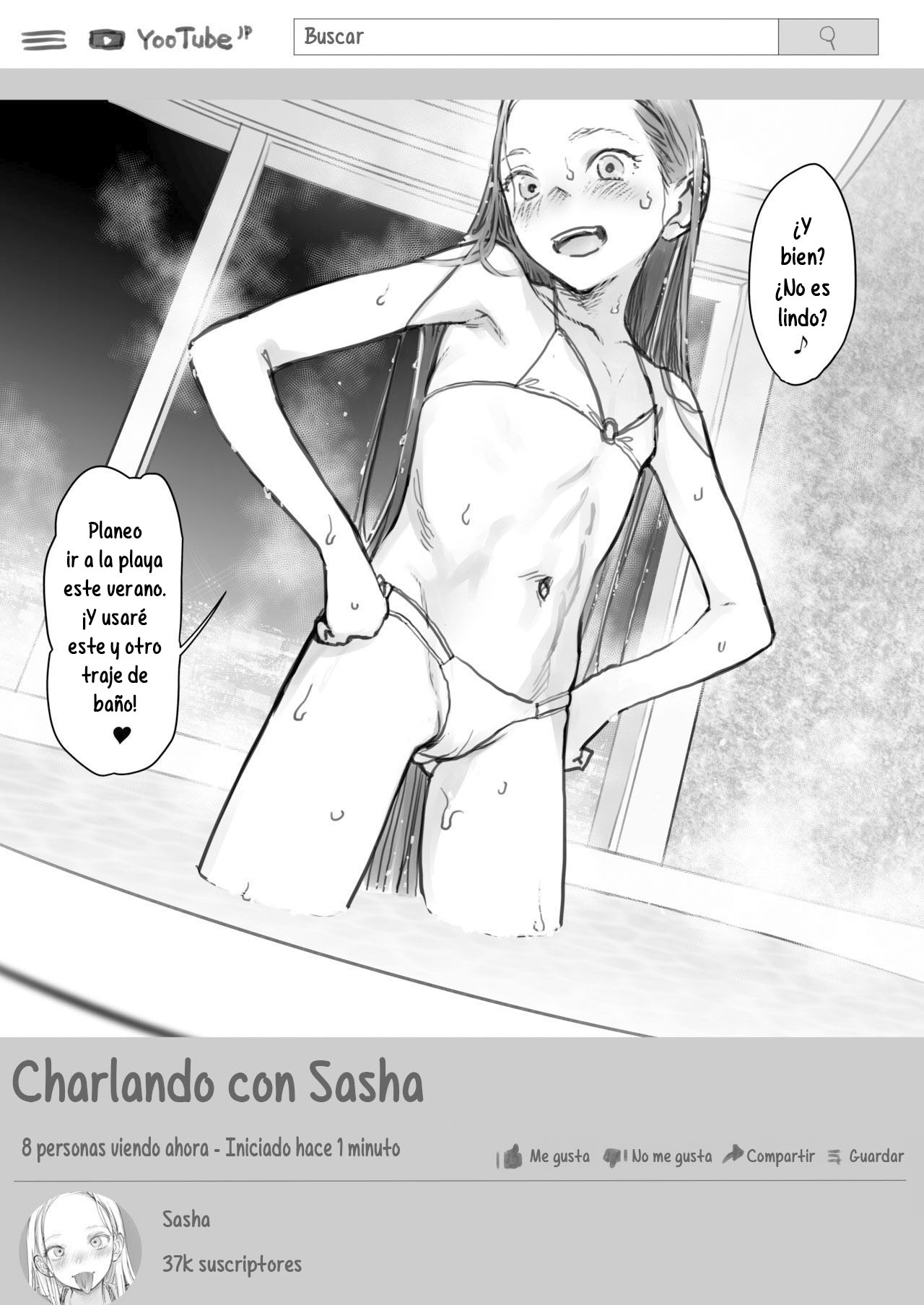 Sasha-chan no YooTube Haishin. Okiniiri Sex Friend Shoukai 3  | La Transmisión de YooTube de Sasha-chan. Presentación de sus Amigos Sexuales Favoritos 3 page 4 full