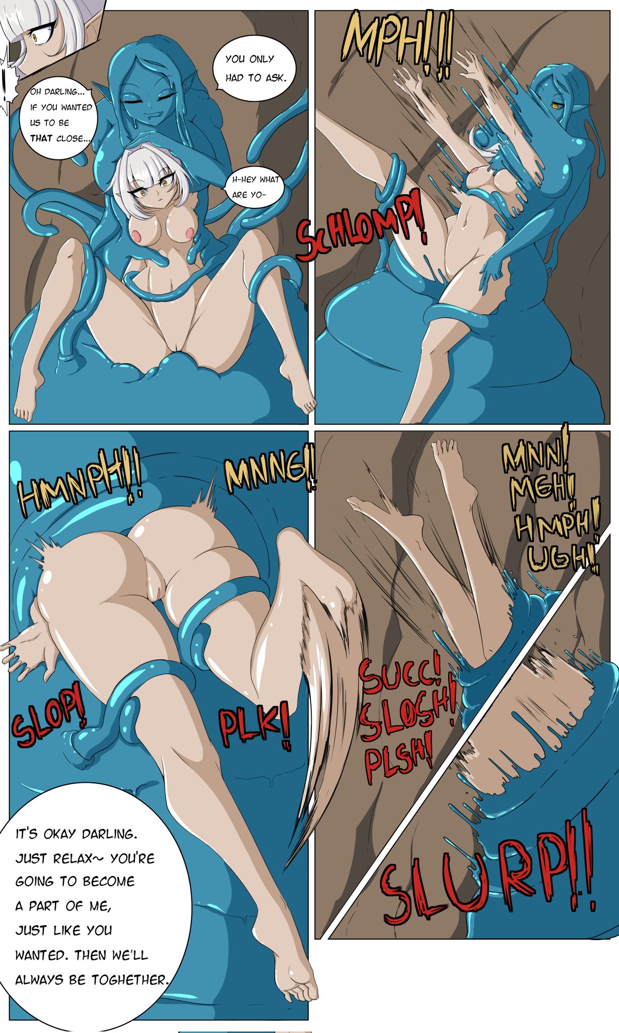Slime x Elf comic page 2 full