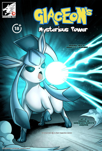 Glaceon's mysterious power cover