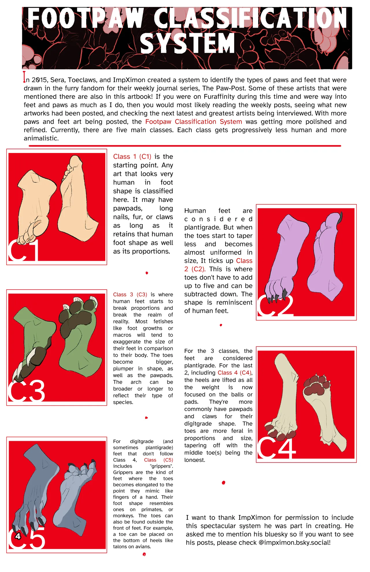 Paws vs. Feet: Collaborative Artbook page 4 full