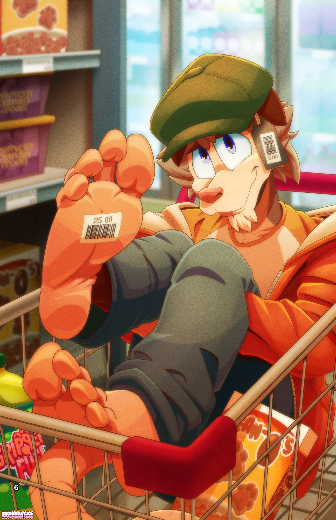 Paws vs. Feet: Collaborative Artbook page 6 full