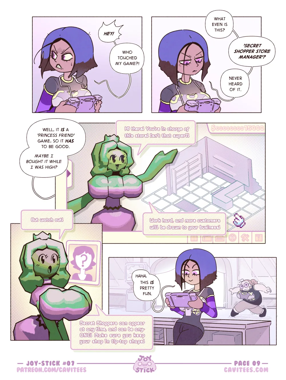 Joy-Stick 7: New Game Girl page 10 full