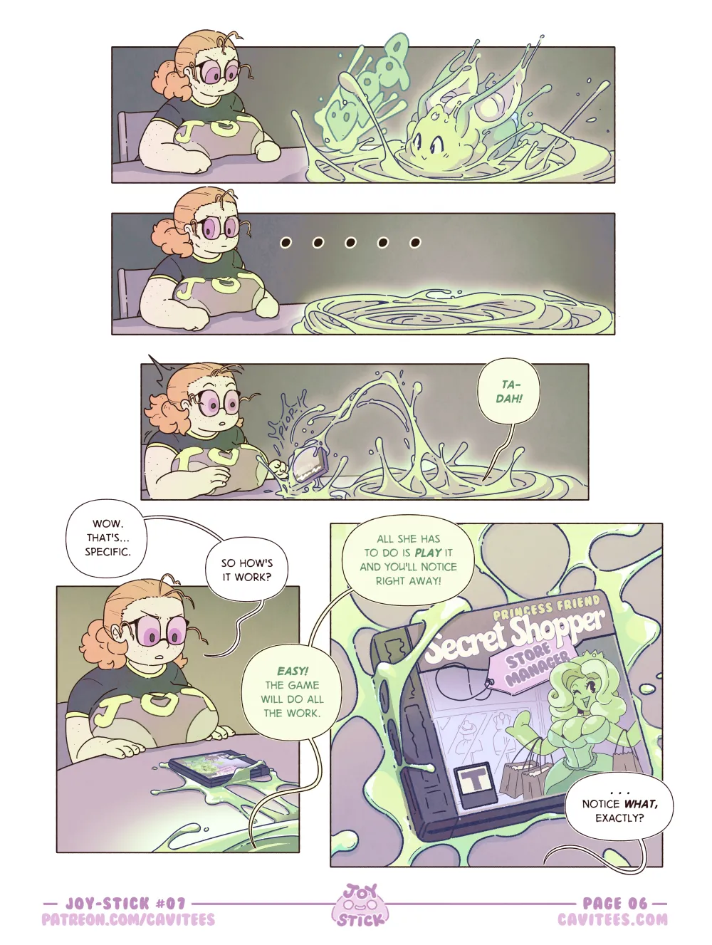 Joy-Stick 7: New Game Girl page 7 full