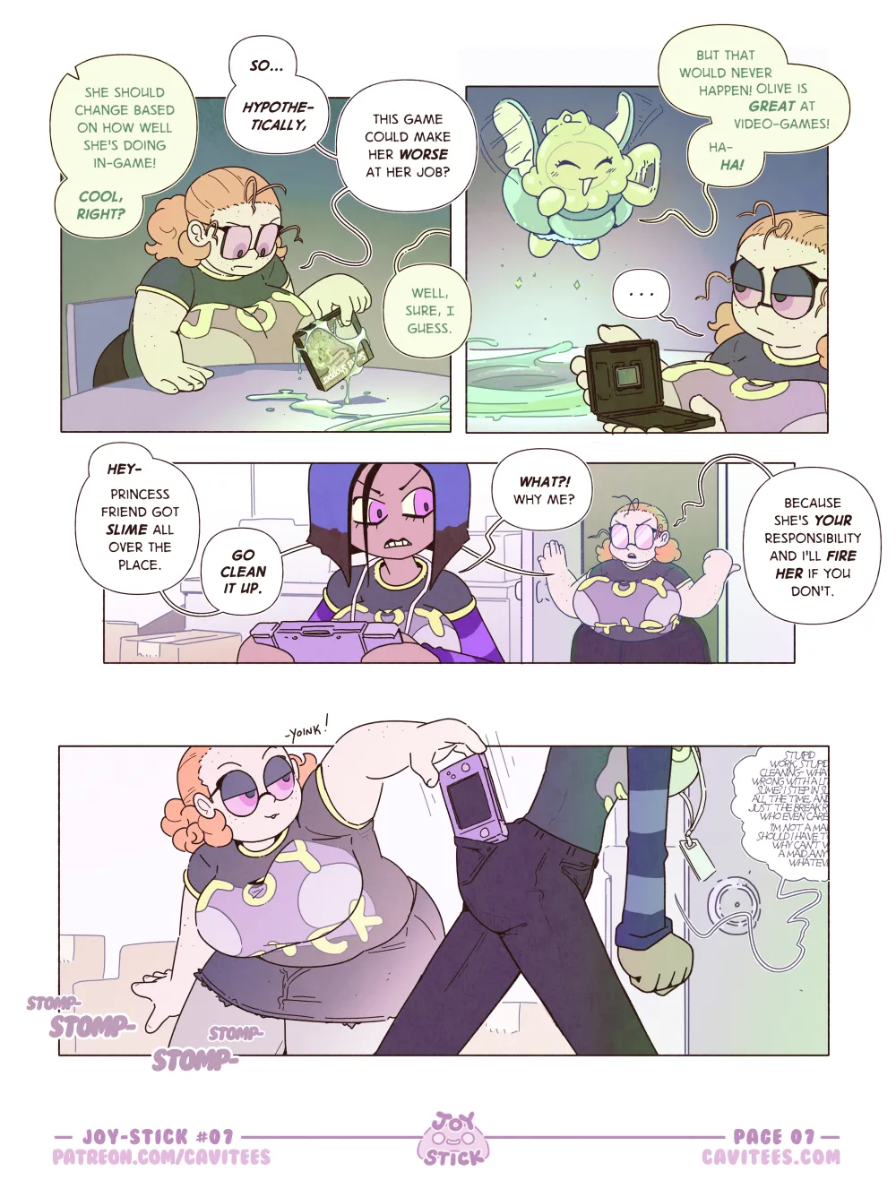 Joy-Stick 7: New Game Girl page 8 full