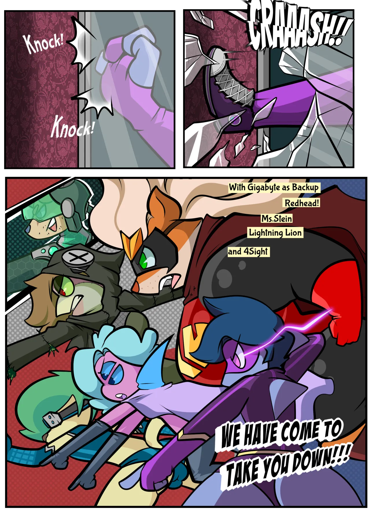 Thunder Thresh vs. Wanda Wolf page 2 full