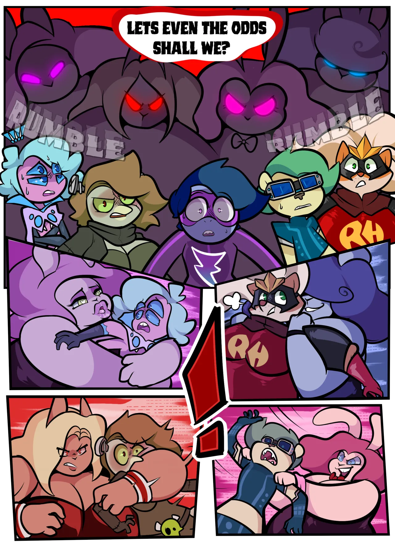 Thunder Thresh vs. Wanda Wolf page 4 full