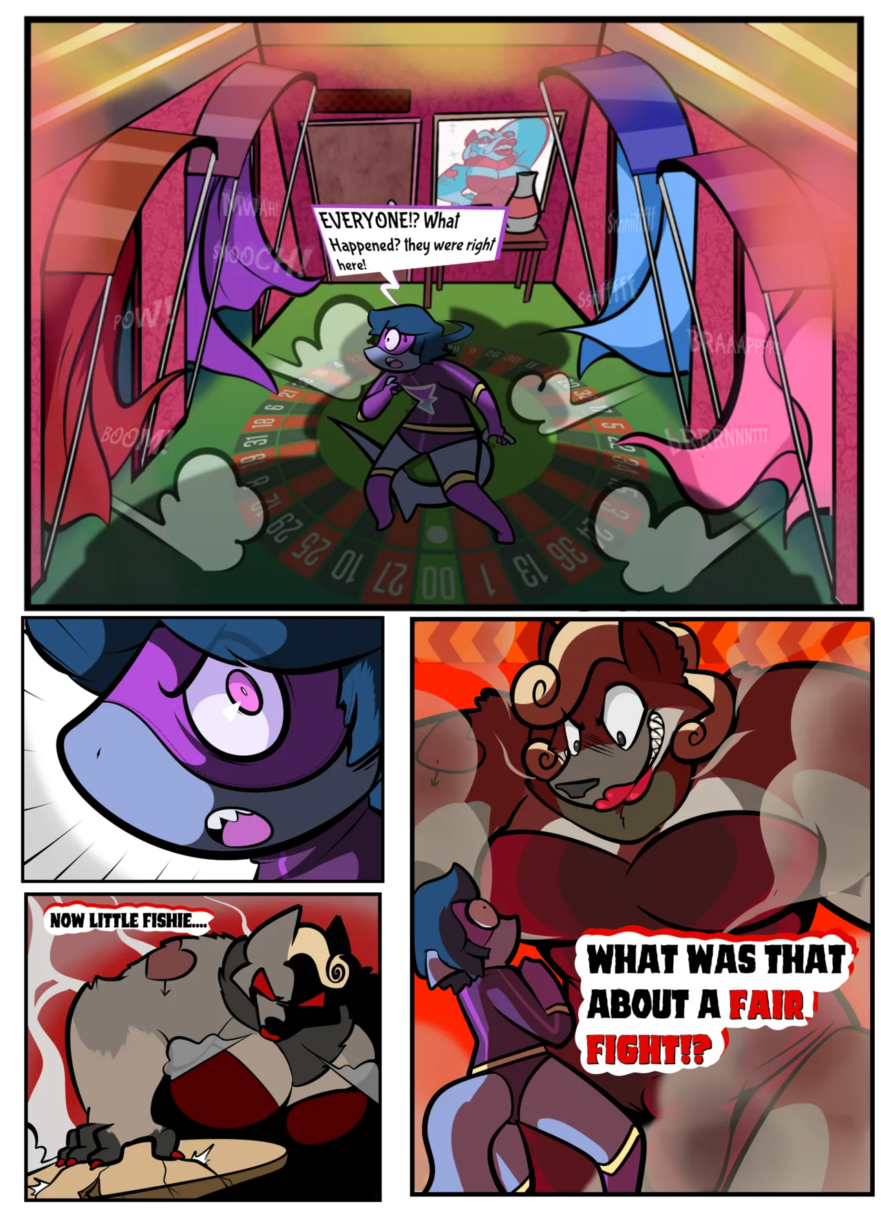 Thunder Thresh vs. Wanda Wolf page 5 full