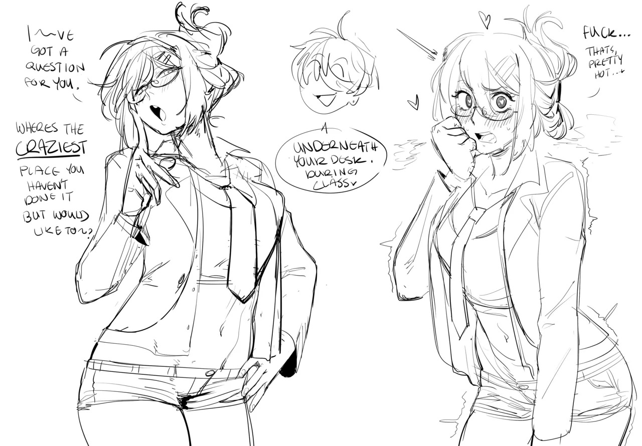 Huniepop doodles page 3 full