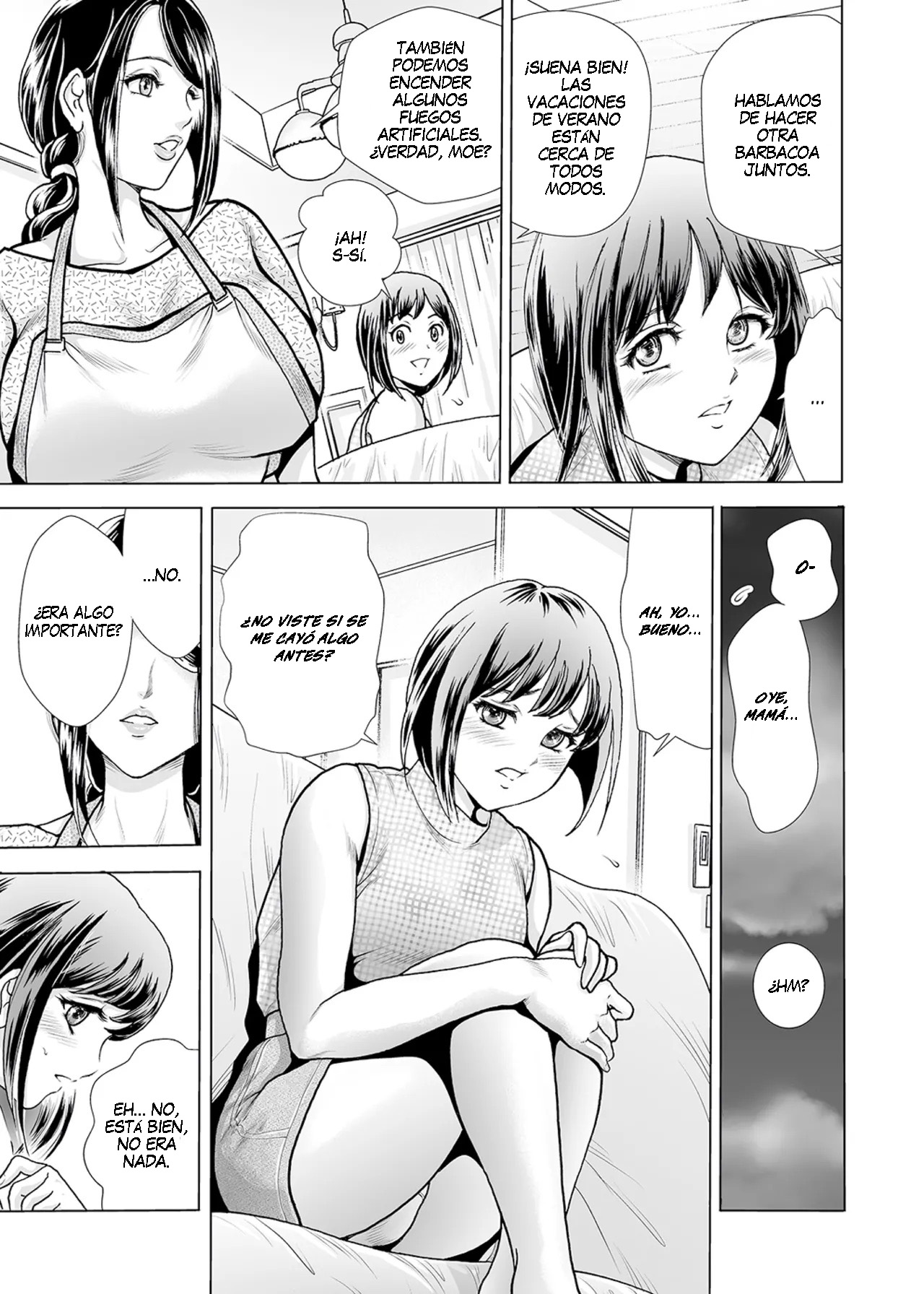 Hahaoya no Kamen ~Musume Kareshi o NTR~ Scene. 1-3 | Máscara de Madre ~Novio de la Hija NTR~ Escenas 1-3 page 9 full