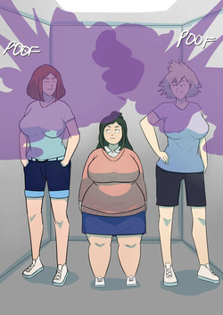 Inko Midoriya lustful lift experience