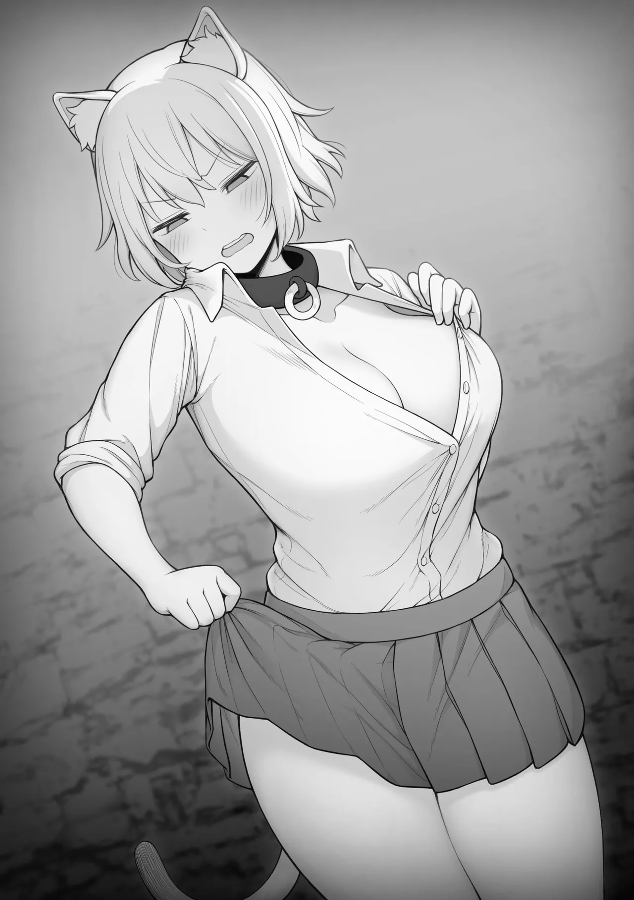生意気猫耳ちゃんにギャルコスさせて楽しむ異世界転生した主人公君 page 10 full
