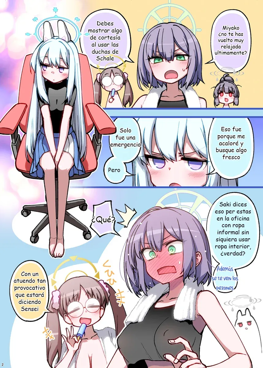 RABBIT Shoutai Schale ni Kikan!｜¡El juego de gritos de CONEJO Kikan! Blue Archive! page 2 full