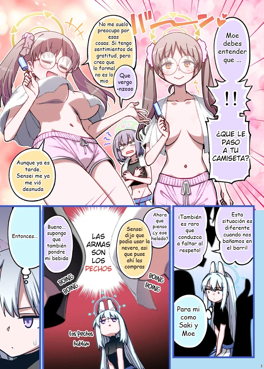 RABBIT Shoutai Schale ni Kikan!｜¡El juego de gritos de CONEJO Kikan! Blue Archive! page 3 full